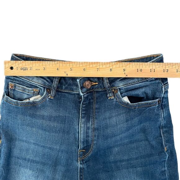 DL1961 Jeans Chrissy Trimtone Skinny Incognito Medium Blue Women's 26 Mid-Rise - Picture 9 of 12